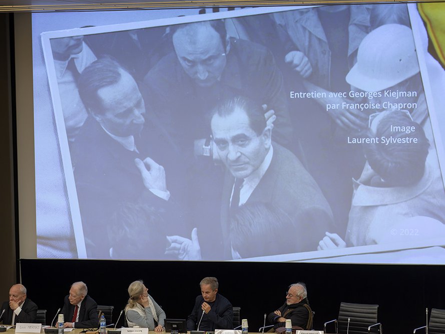 <strong>Fin de l'interview de M. Georges KIEJMAN, réalisée par M<sup class="typo_exposants">me</sup> Françoise CHAPRON</strong> • photo : Rémy SALAÜN <small>© IPMF</small>