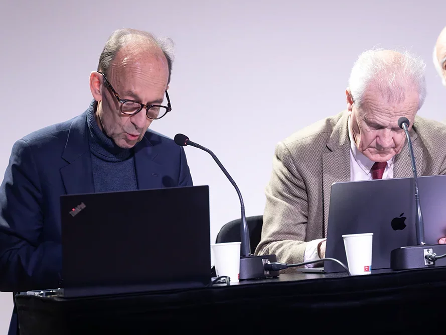 <strong>Temps de PMF : intervention de M. Vincent Duclert</strong> • photo : Rémy SALAÜN <small>© IPMF</small>