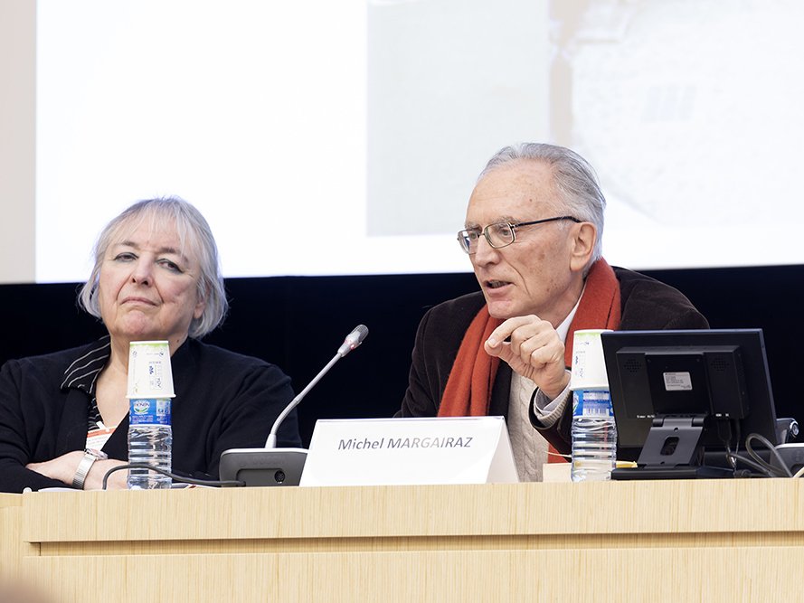 <strong>M<sup class="typo_exposants">me</sup> Françoise CHAPRON et M. Michel MARGAIRAZ</strong> • photo : Rémy SALAÜN <small>© IPMF</small>