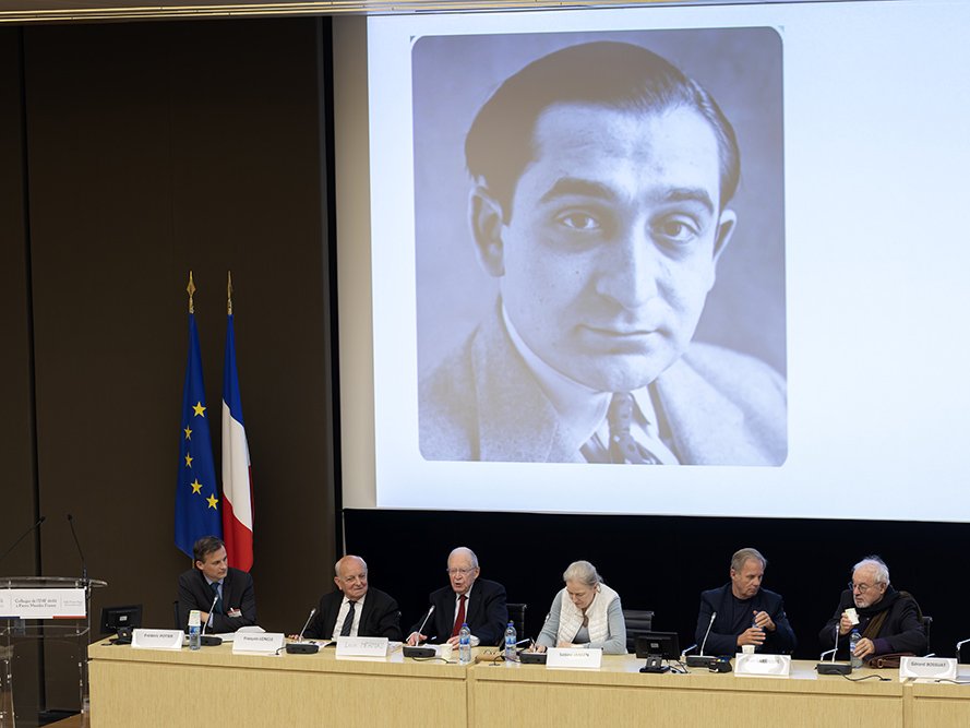 <strong>Intervention de M. Louis MERMAZ</strong> • photo : Rémy SALAÜN <small>© IPMF</small>
