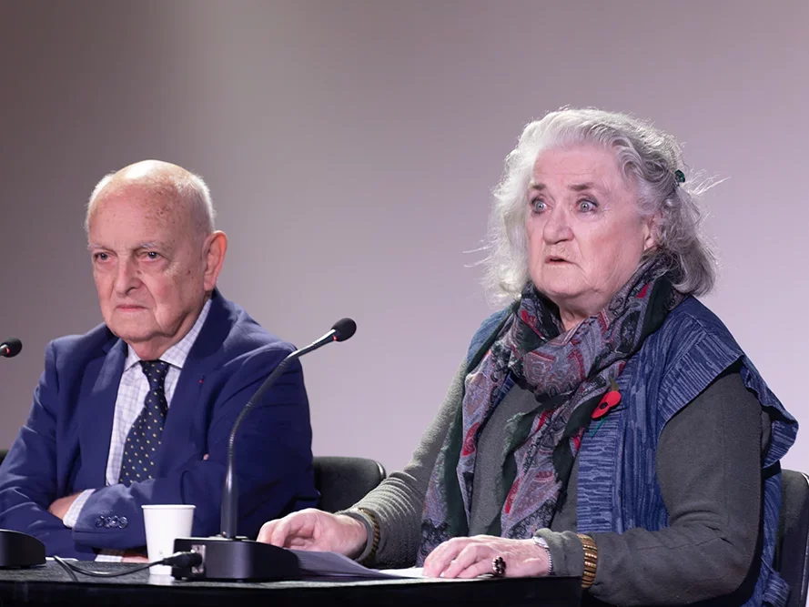 <strong>Ouverture du colloque par M<sup class="typo_exposants">me</sup> Joan Mendès France</strong> <small>© IPMF</small>